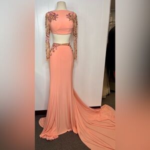 Prom dress/ pageant dress/ formal dress/ Rachel Allan couture dress